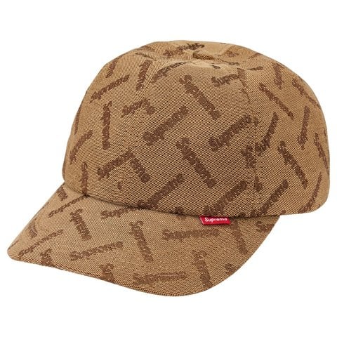 Supreme Monogram Jacquard 6-Panel - Tan