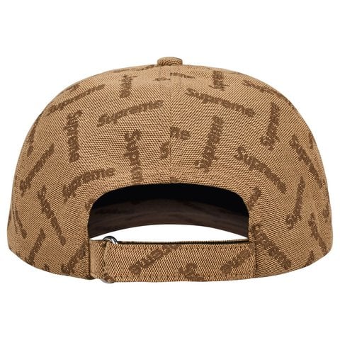 Supreme Monogram Jacquard 6-Panel - Tan