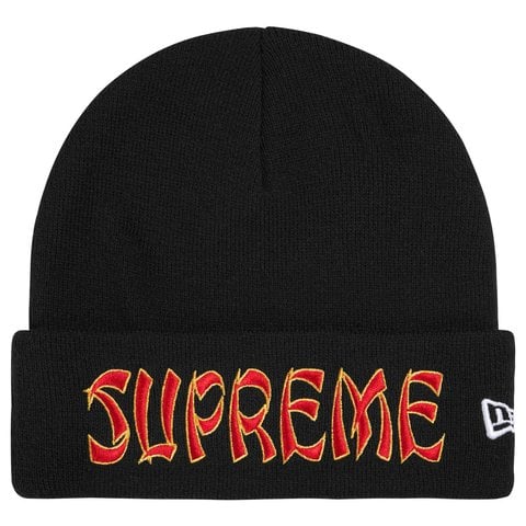 Supreme New Era® Action Beanie - Black