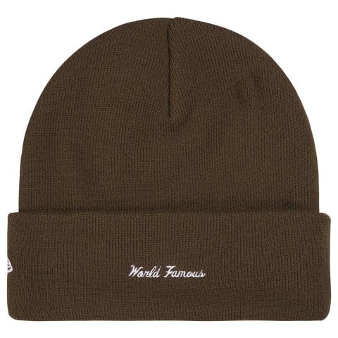 Supreme New Era® Action Beanie - Brown