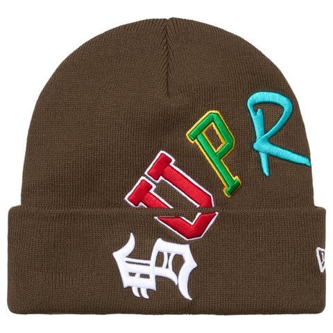 Supreme New Era® Arc Beanie - Brown