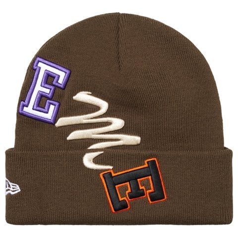 Supreme New Era® Arc Beanie - Brown