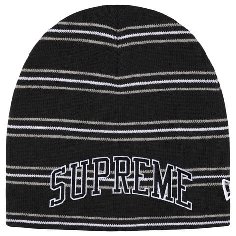 Supreme New Era® Stripe Beanie - Black