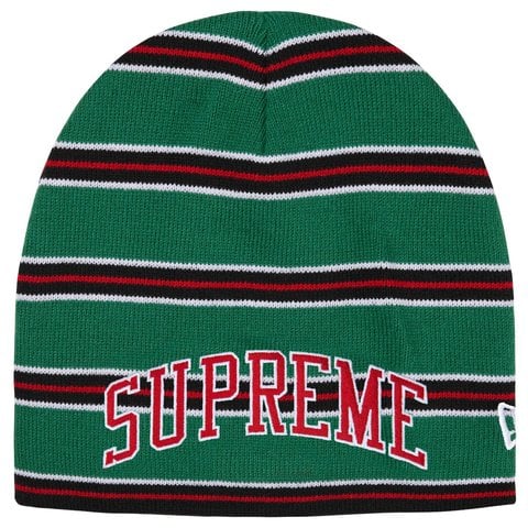 Supreme New Era® Stripe Beanie - Green