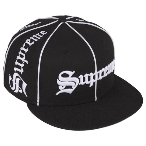 Supreme Piping Script New Era® - Black