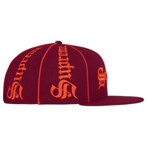 Supreme Piping Script New Era® - Cardinal