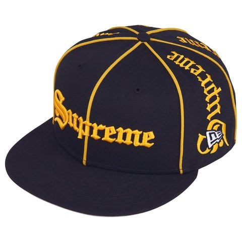 Supreme Piping Script New Era® - Navy