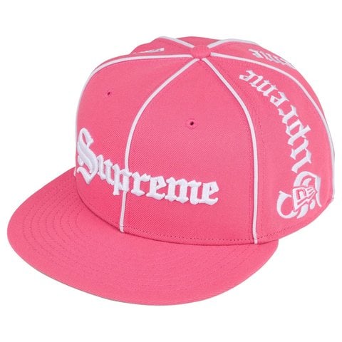 Supreme Piping Script New Era® - Pink