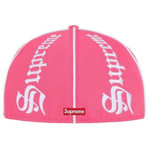 Supreme Piping Script New Era® - Pink