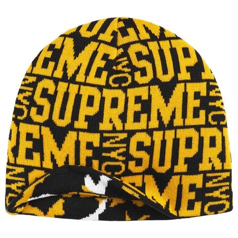 Supreme Reversible Camo Beanie - Black