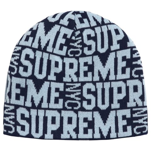Supreme Reversible Camo Beanie - Navy