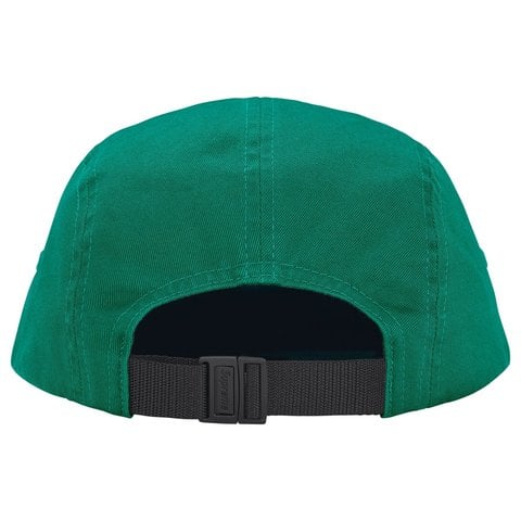 Supreme Rhinestone Label Camp Cap - Green