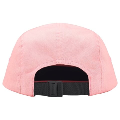 Supreme Rhinestone Label Camp Cap - Pink