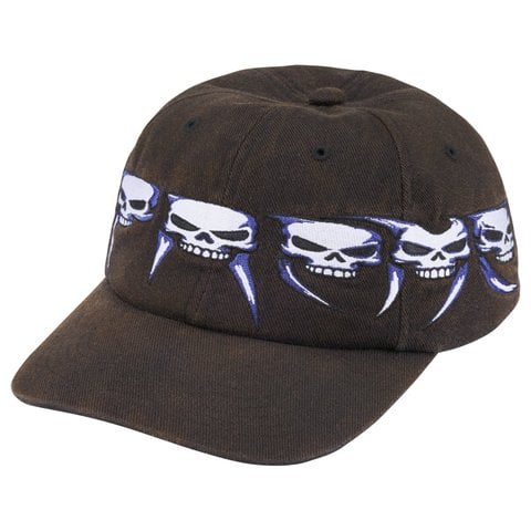 Supreme Skulls Spellout 6-Panel - Black