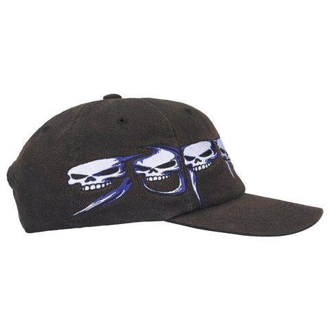 Supreme Skulls Spellout 6-Panel - Black