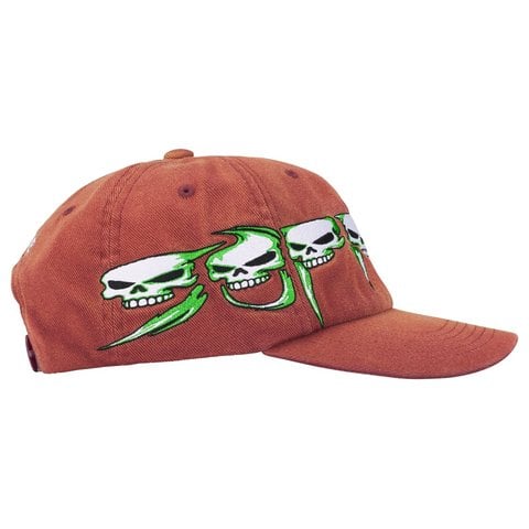 Supreme Skulls Spellout 6-Panel - Rust