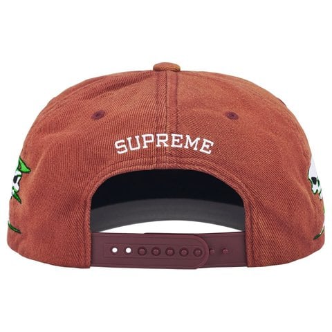 Supreme Skulls Spellout 6-Panel - Rust