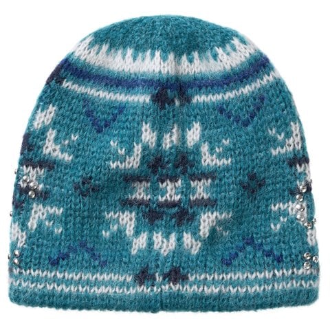 Supreme Studded Fair Isle Beanie - Blue