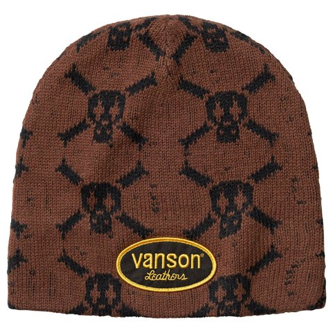 Supreme Supreme®/Vanson Leathers® Skull Beanie - Brown