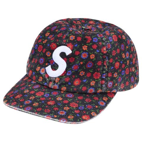 Supreme Washed Canvas S Logo 6-Panel - Floral