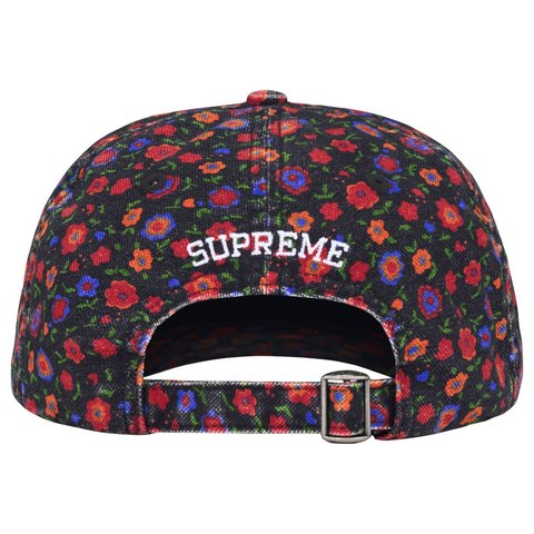 Supreme Washed Canvas S Logo 6-Panel - Floral