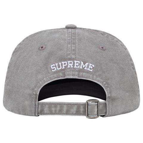 Supreme Washed Canvas S Logo 6-Panel - Grey