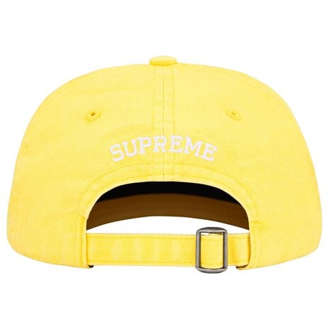 Supreme Washed Canvas S Logo 6-Panel - Yellow