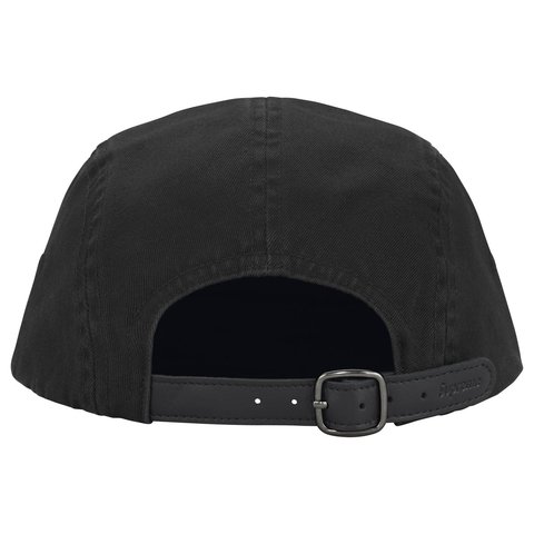Supreme Washed Chino Twill Camp Cap - Black