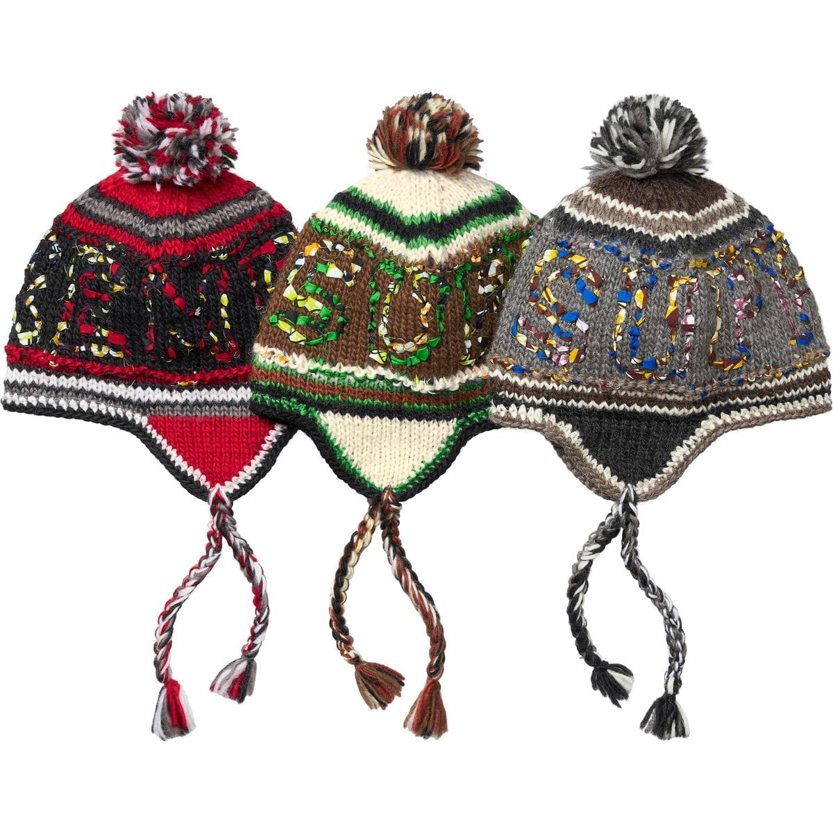 Appliqué Earflap Beanie
