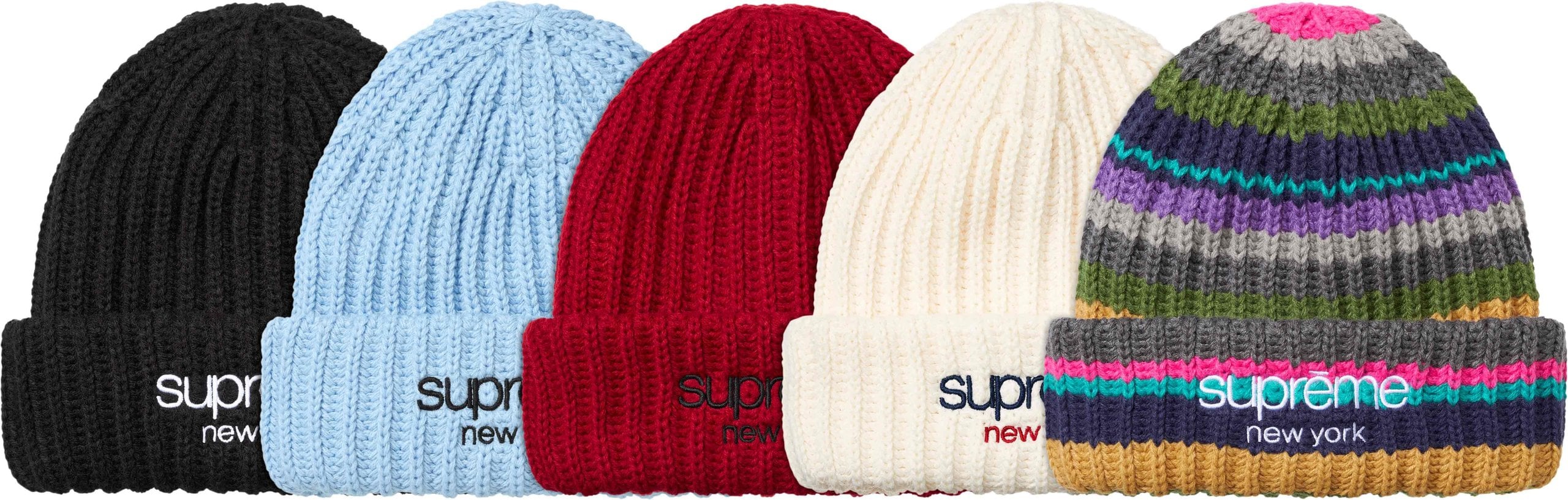 Classic Logo Chunky Ribbed Beanie - SupremeCommunity