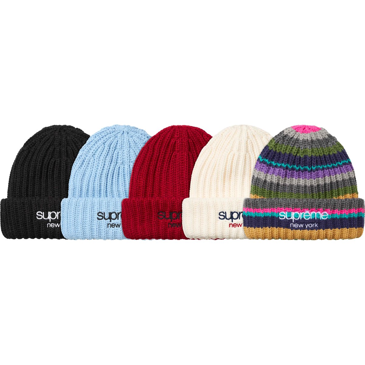 Classic Logo Chunky Ribbed Beanie