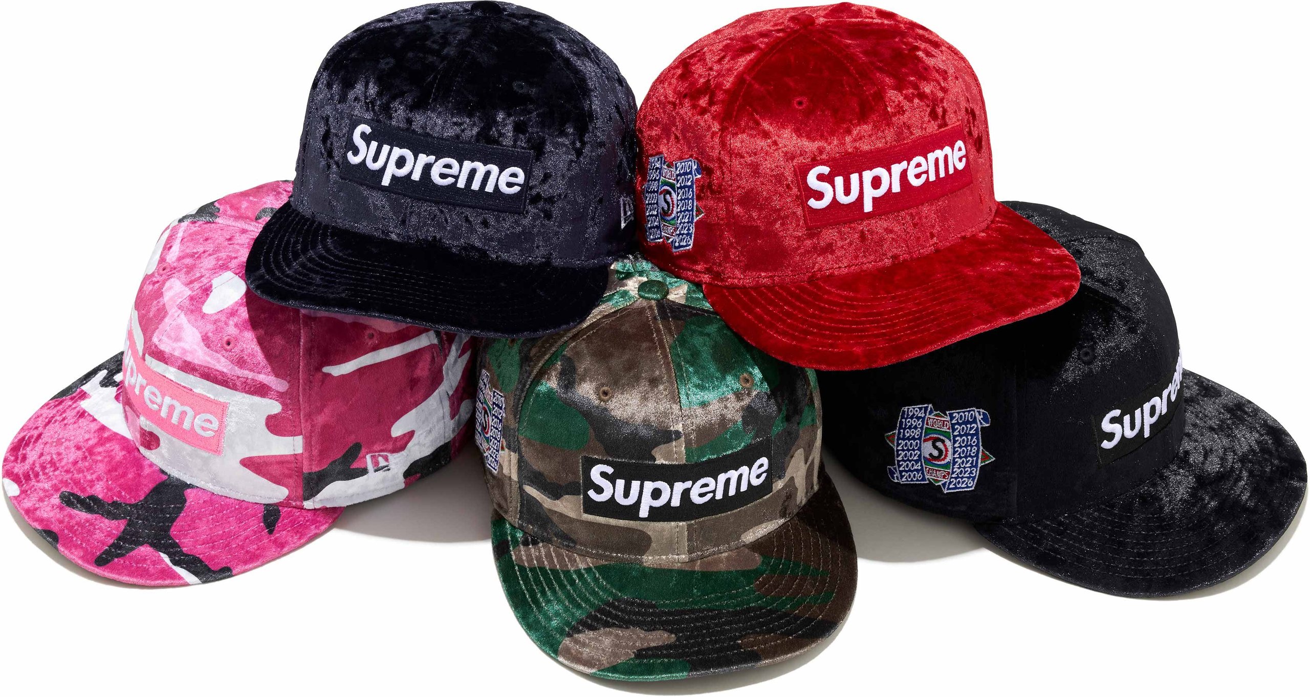 Crushed Velvet Box Logo New Era® - Supreme