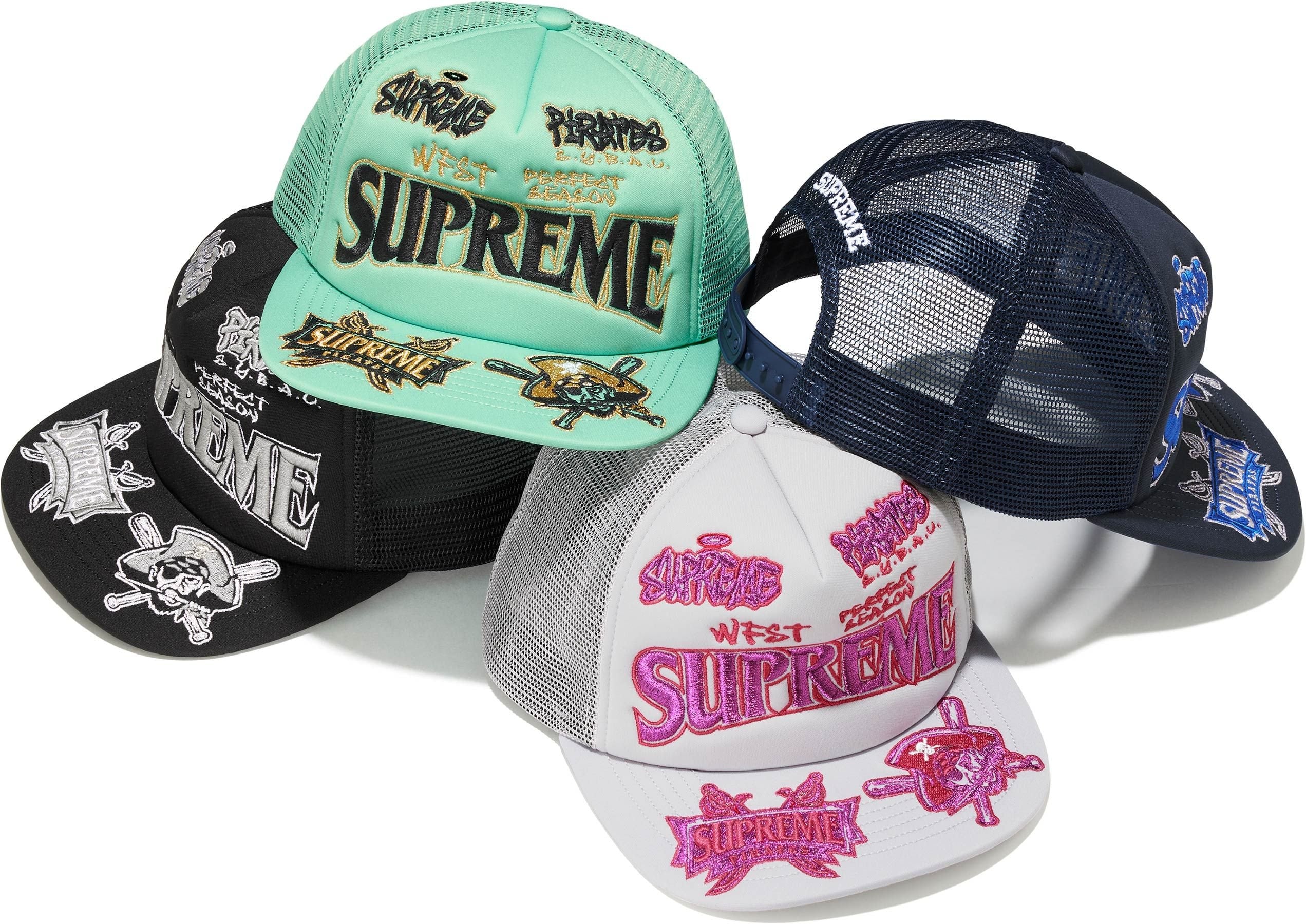 Pass~Port キャップsupreme punkandyo Pirates Mesh Back 5-Panel - SupremeCommunity