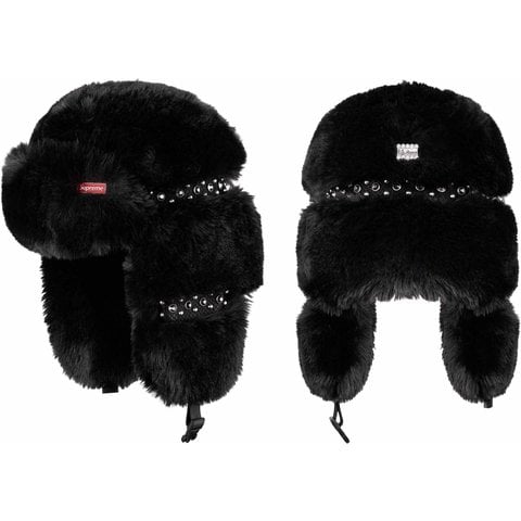 Supreme Supreme®/b.b. Simon Faux Fur Trooper Hat - Black