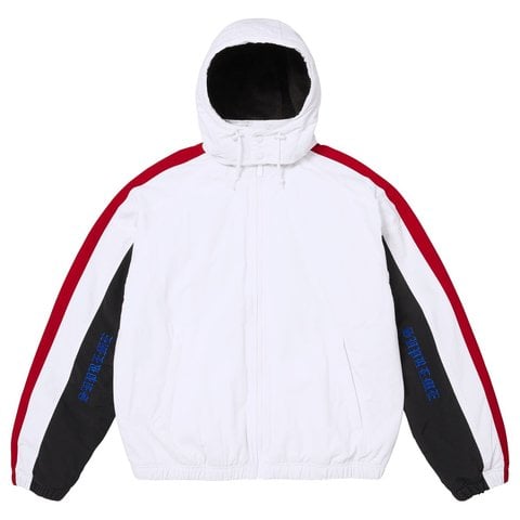 Supreme AOI Fleece Lined Track Jacket - White