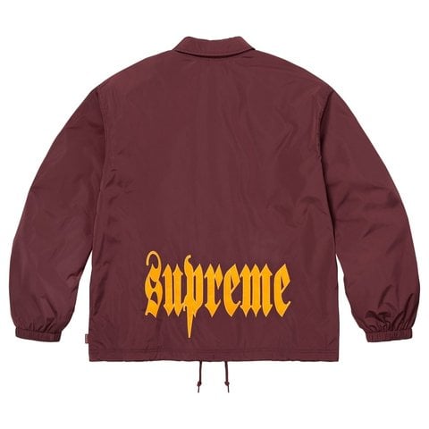 Supreme Coaches Jacket - Burgundy