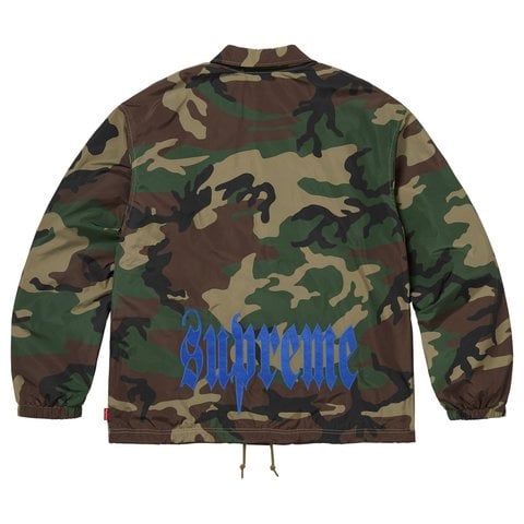 Supreme Coaches Jacket - Woodland Camo