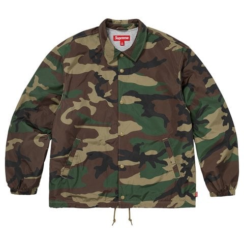 Supreme Coaches Jacket - Woodland Camo
