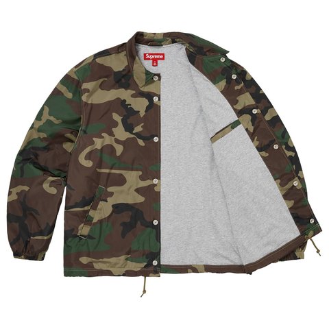 Supreme Coaches Jacket - Woodland Camo
