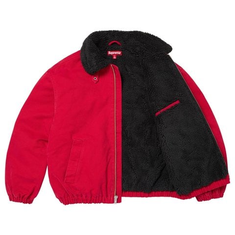 Faux Shearling Lined Bomber Jacket - SupremeCommunity