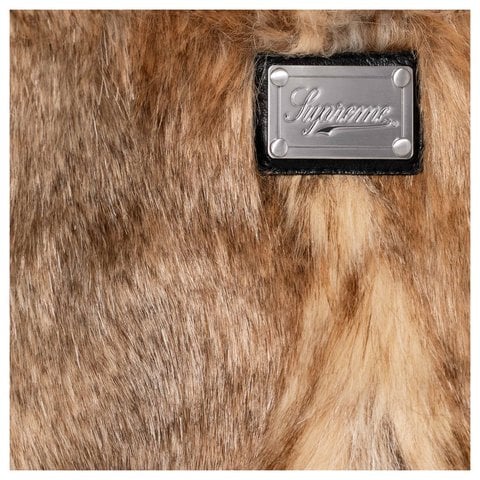 Supreme Lynx Faux Fur WINDSTOPPER® Overcoat - Tan