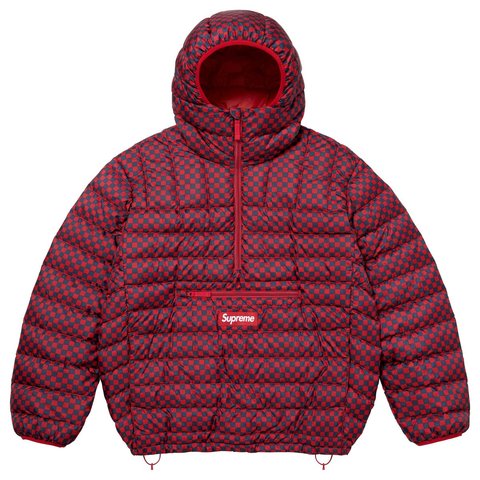Micro Down Half Zip Hooded Pullover - SupremeCommunity