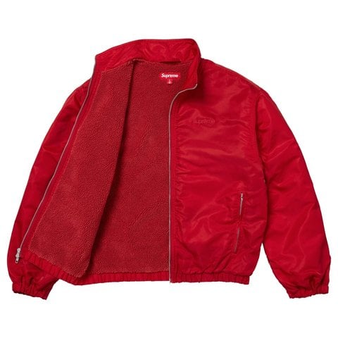 Stand Collar Lined Nylon Jacket - SupremeCommunity