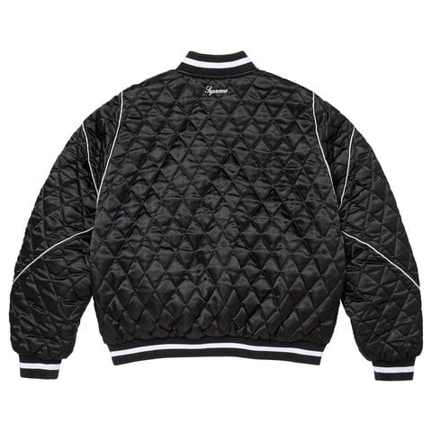 Supreme®/Champion® Quilted Satin Varsity Jacket - Supreme