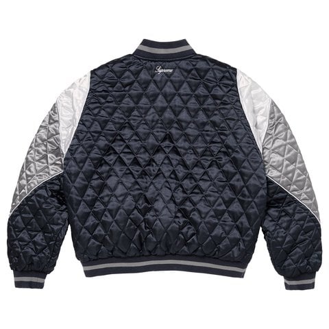 Supreme®/Champion® Quilted Satin Varsity Jacket - Supreme