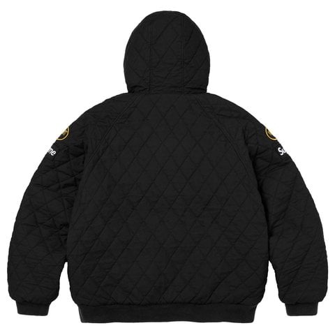 Supreme Supreme®/Vanson Leathers® Reversible Quilted Hooded Jacket - Black