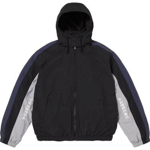 Supreme AOI Fleece Lined Track Jacket - Black