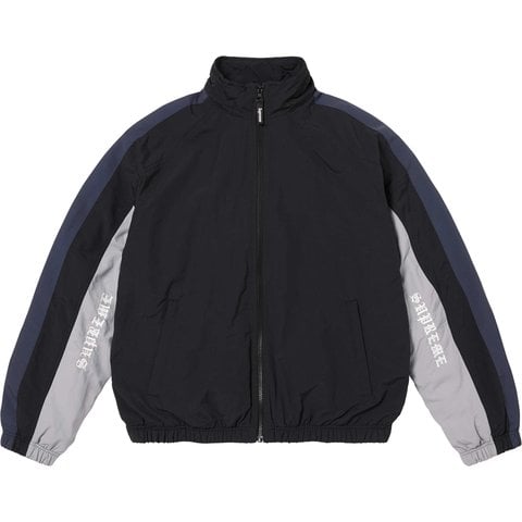 Supreme AOI Fleece Lined Track Jacket - Black