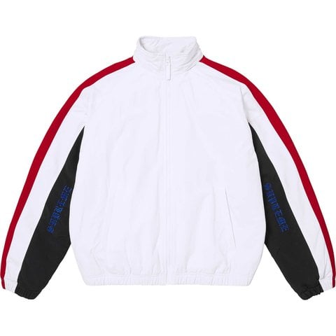Supreme AOI Fleece Lined Track Jacket - White