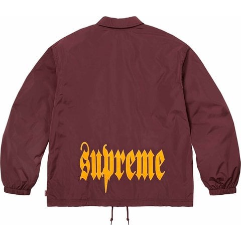 Supreme Coaches Jacket - Burgundy